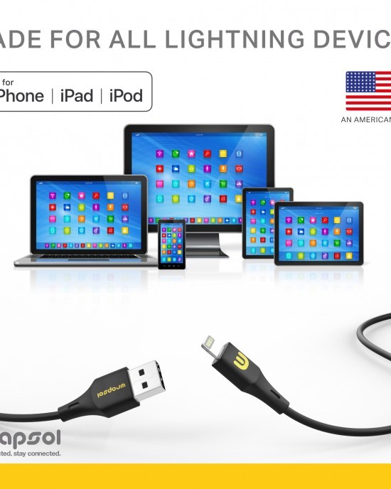 MFI USB A 1m cable 6 - رابسول أفضل متجر لاكسسوارات الجوال